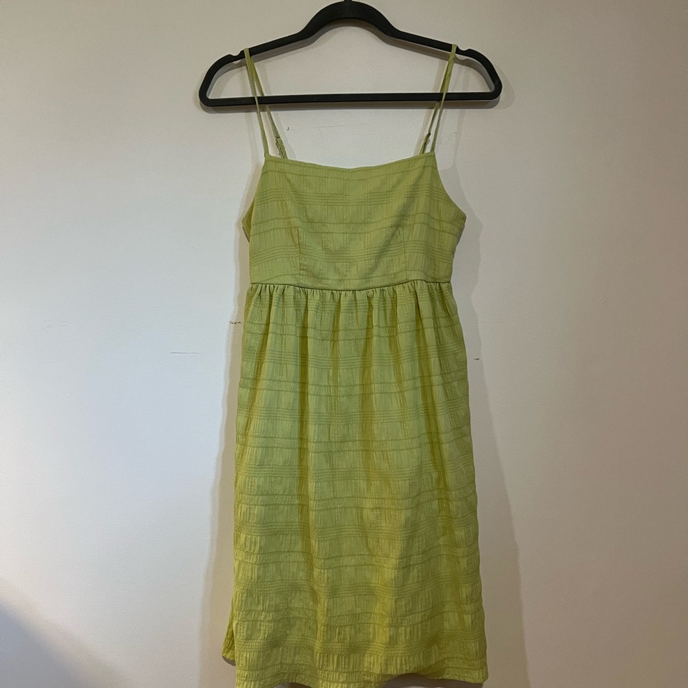 Gilli Green Spaghetti Strap Sundress Midi